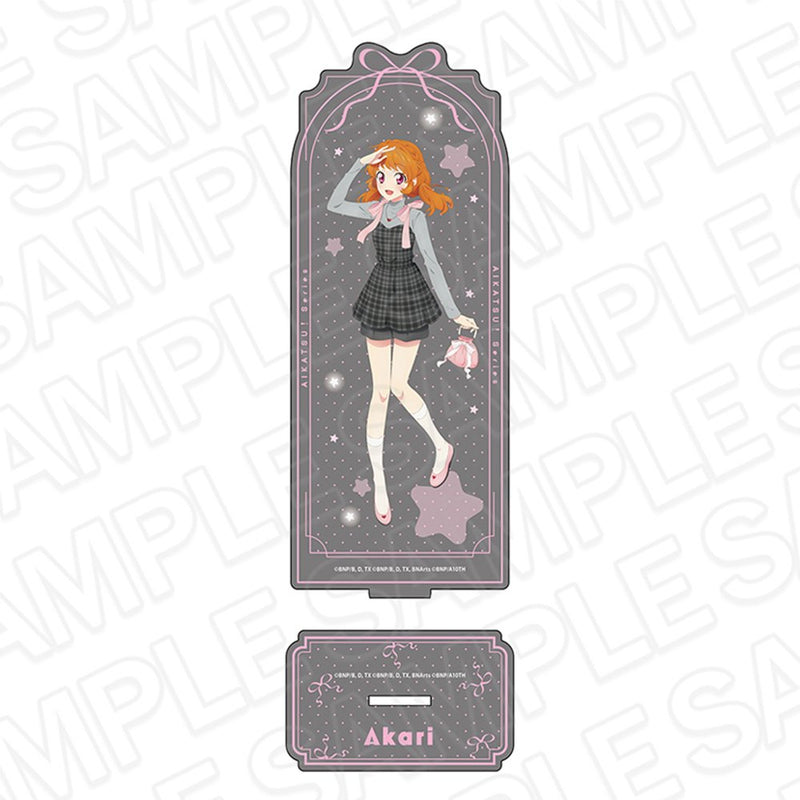 [New] Aikatsu! Series Sparkling Acrylic Stand Akari Ozora Pink×Gray Ver. / Contents Seed Release Date: Around February 2026