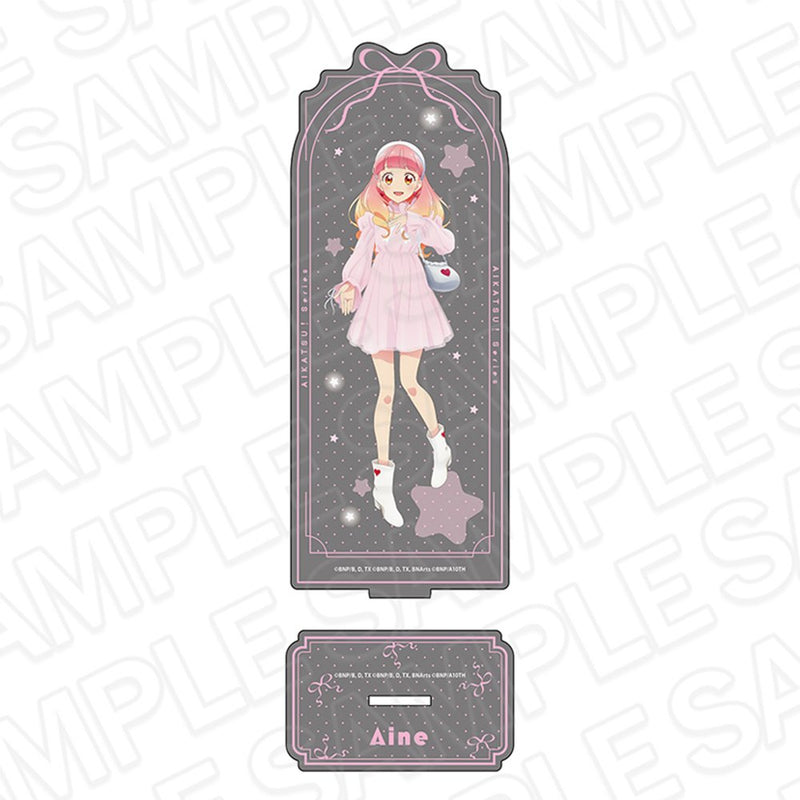 [New] Aikatsu! Series Sparkling Acrylic Stand Yuki Aine Pink×Gray Ver. / Contents Seed Release Date: Around February 2026