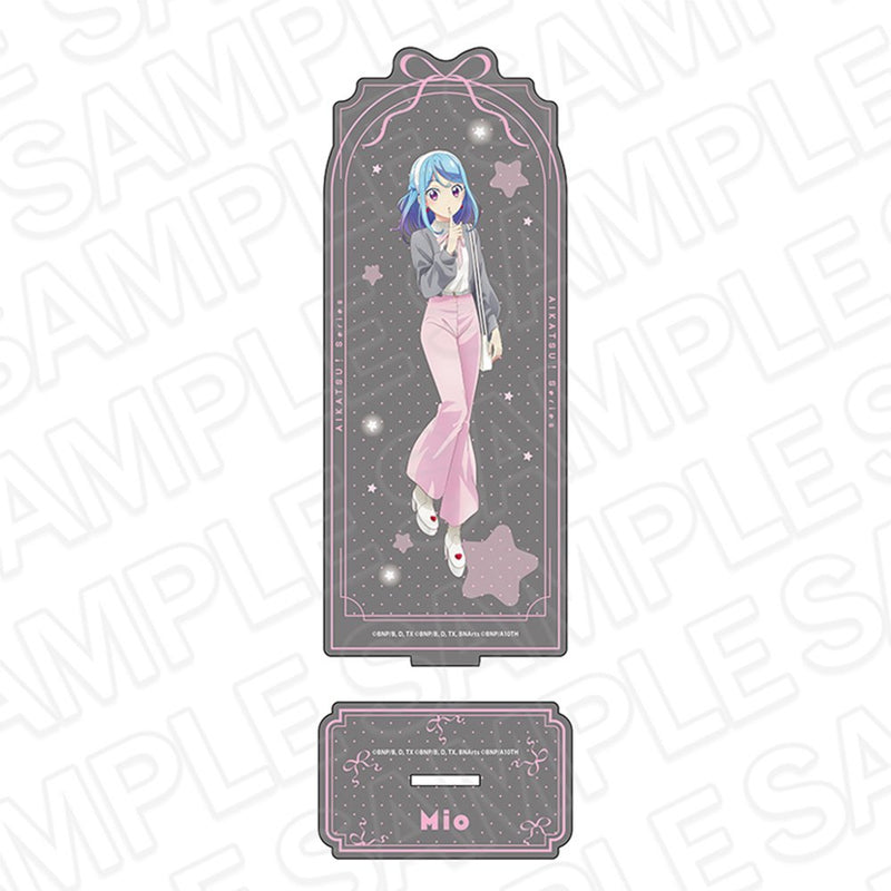 【新品】アイカツ!シリーズ キラキラアクリルスタンド 湊みお ピンク×グレーVer. / コンテンツシード 発売日:2026年02月頃