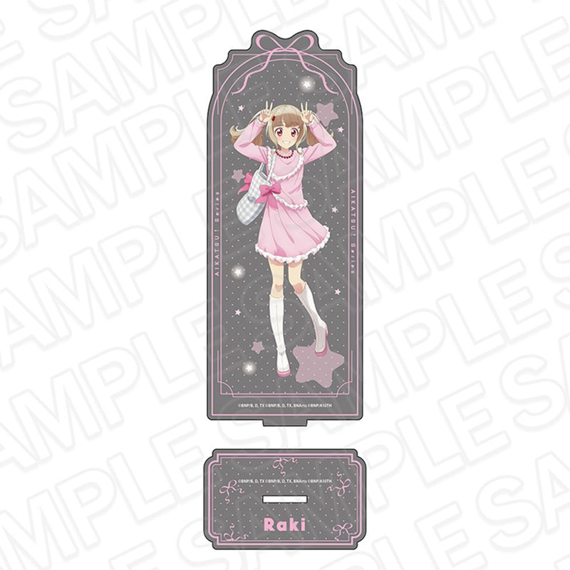 [New] Aikatsu! Series Sparkling Acrylic Stand Raki Himeishi Pink×Gray Ver. / Contents Seed Release Date: Around February 2026