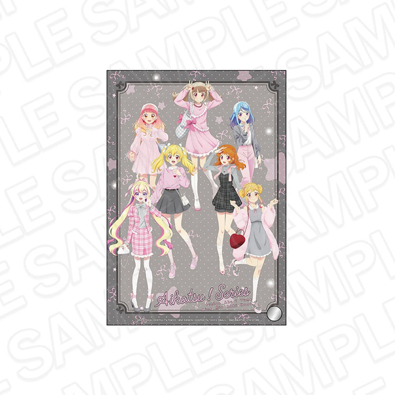 [New] Aikatsu! Series Mini Acrylic Art Pink×Gray Ver. / Contents Seed Release Date: Around February 2026