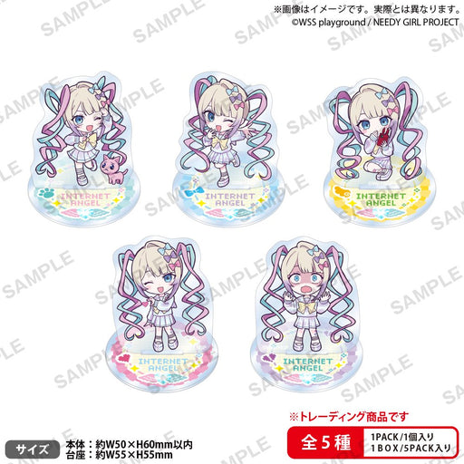 【新品】NEEDY GIRL OVERDOSE 超てんちゃんがいっぱいトレーディングアクリルスタンド（1BOX8個入り） / ブシロードクリエイティブ 発売日:2026年08月28日