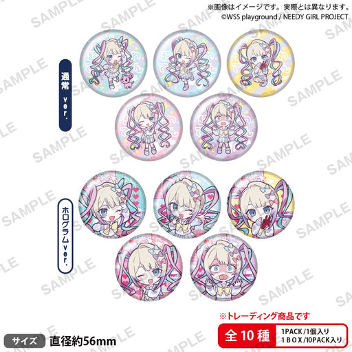 【新品】NEEDY GIRL OVERDOSE 超てんちゃんがいっぱいトレーディング缶バッジ（1BOX10個入り） / ブシロードクリエイティブ 発売日:2026年08月28日