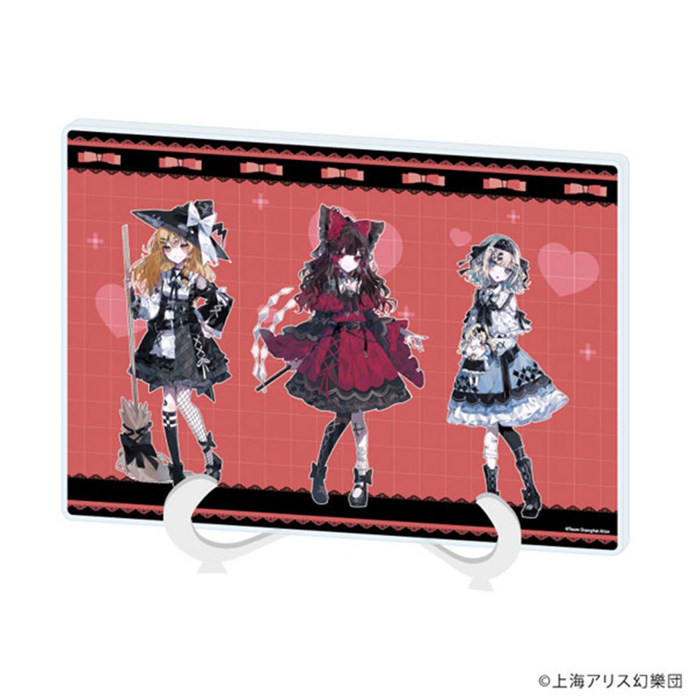 新品】アクリルアートボード A5サイズ 東方Project 01 霊夢&魔理沙