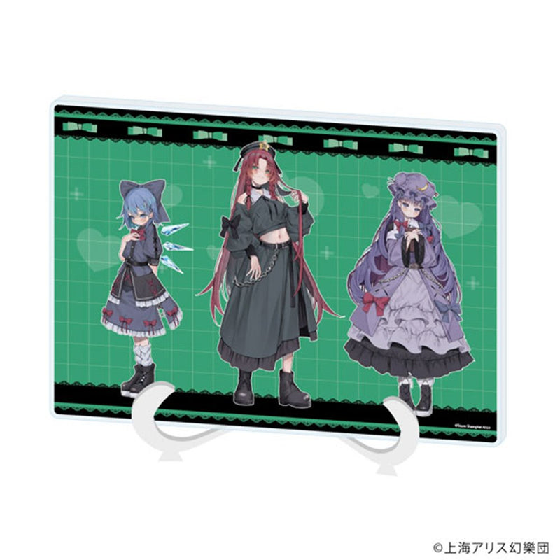 【新品】アクリルアートボード A5サイズ 東方Project 08 パチュリー&美鈴&チルノ 病みかわいいVer.(描き起こしイラスト) / A3(エースリー) 発売日:2026年08月頃