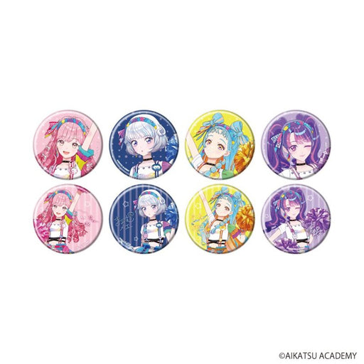 【新品】アイカツアカデミー! 缶バッジ 02 チアVer.(撮り下ろし) (1BOX8個入) / A3(エースリー) 発売日:2026年09月頃
