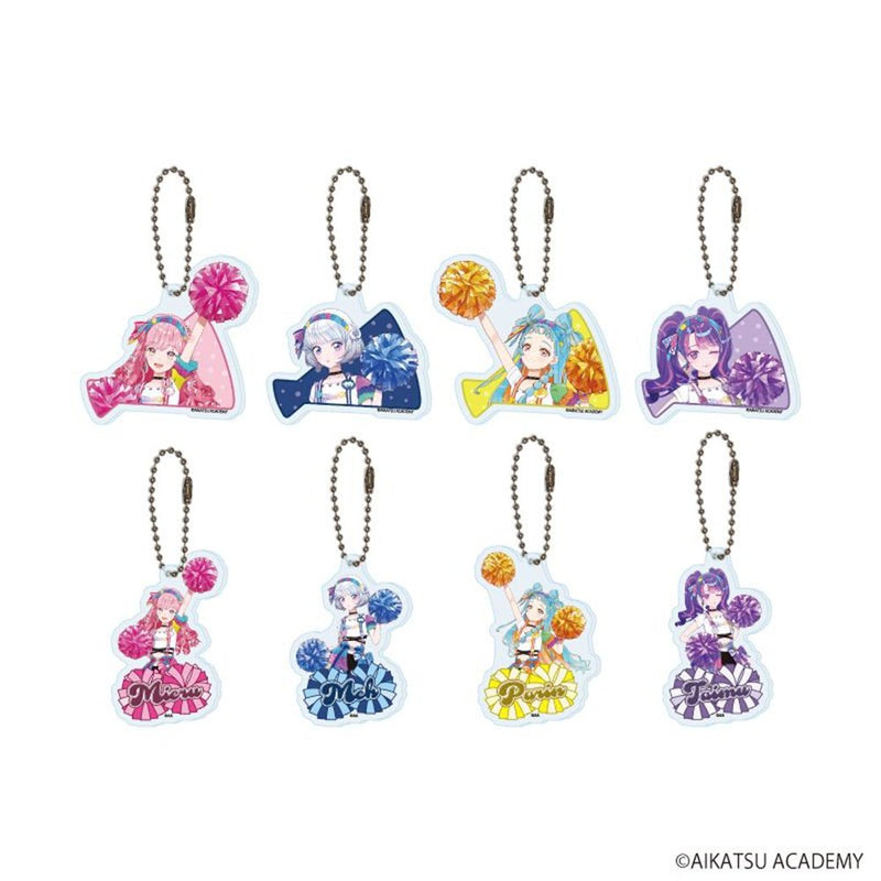 【新品】アイカツアカデミー! アクリルキーホルダー 02 チアVer.(撮り下ろし) (1BOX8個入) / A3(エースリー) 発売日:2026年09月頃