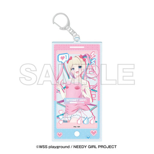【新品】アニメ『NEEDY GIRL OVERDOSE』×東急歌舞伎町タワー アクリルキーホルダー 超てんちゃん / イーディス 発売日:2026年12月頃
