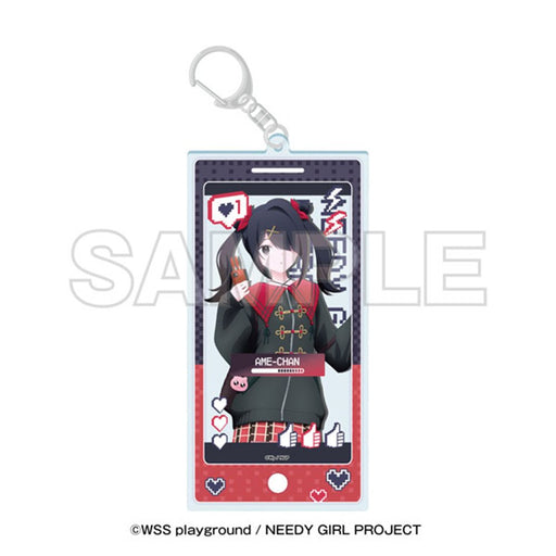 【新品】アニメ『NEEDY GIRL OVERDOSE』×東急歌舞伎町タワー アクリルキーホルダー あめちゃん / イーディス 発売日:2026年12月頃