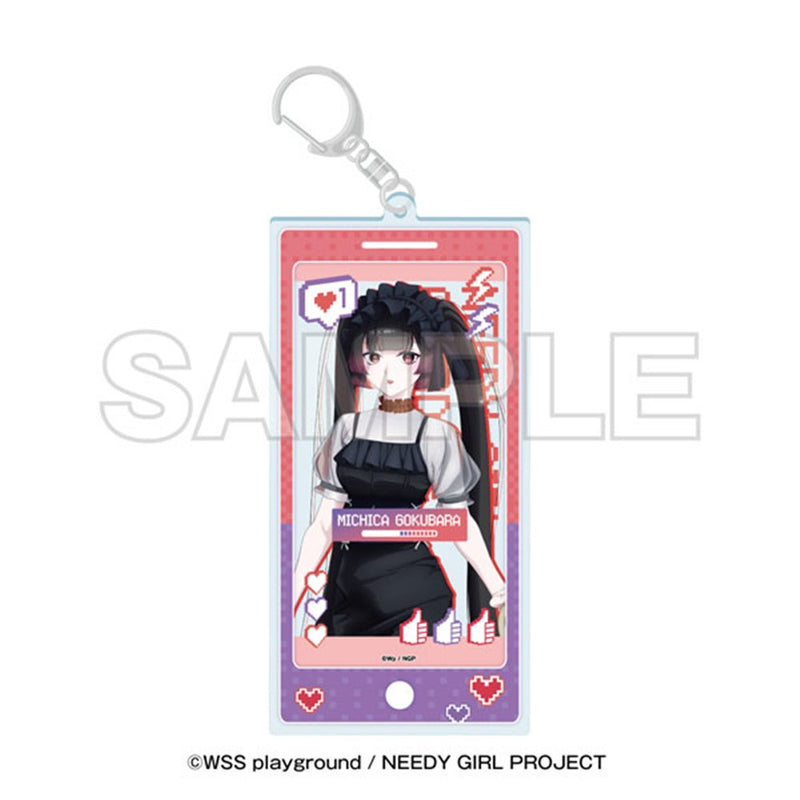 【新品】アニメ『NEEDY GIRL OVERDOSE』×東急歌舞伎町タワー アクリルキーホルダー 獄薔薇美血華 / イーディス 発売日:2026年12月頃