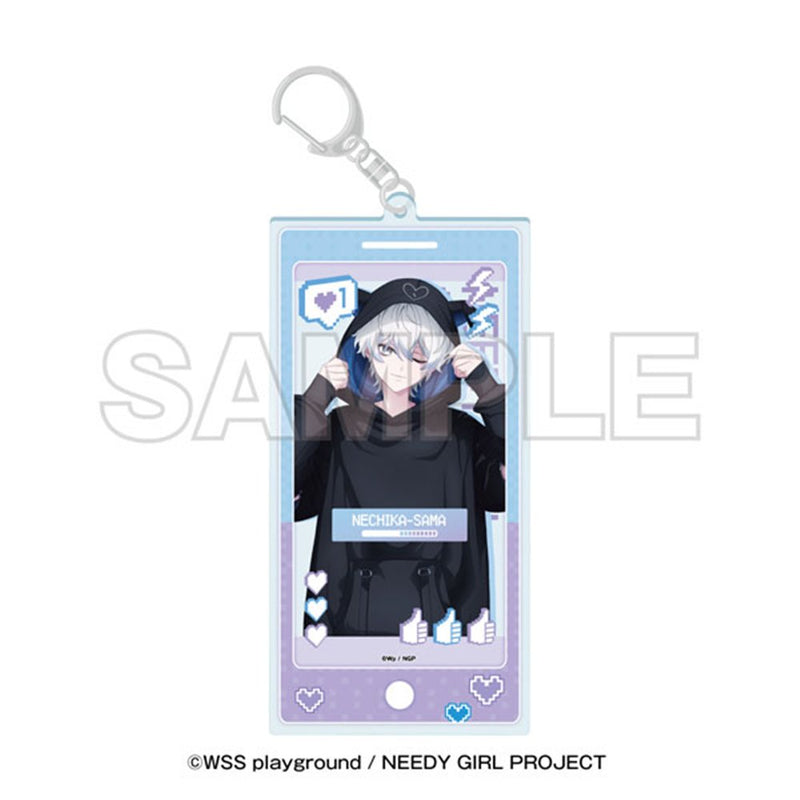 【新品】アニメ『NEEDY GIRL OVERDOSE』×東急歌舞伎町タワー アクリルキーホルダー 禰??智禍さま / イーディス 発売日:2026年12月頃