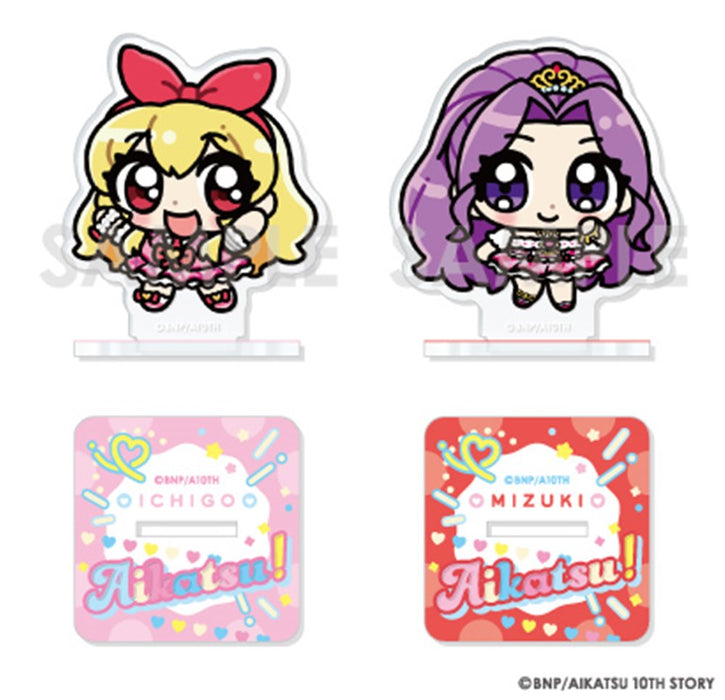 [New] Aikatsu! Series Acrylic Stand Set Illustrated by Anya 1. Ichigo Hoshimiya & Mizuki Kanzaki / Sol International Release Date: around 2025/04