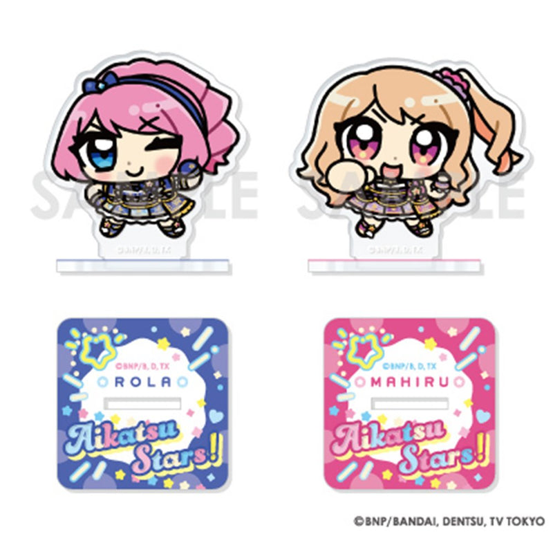 【新品】アイカツ！シリーズ アクリルスタンドセット Illustrated byあにゃ 8.桜庭ローラ＆香澄真昼 / ソル・インターナショナル 発売日:2025年04月頃