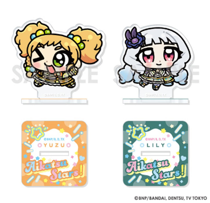 [New] Aikatsu! Series Acrylic Stand Set Illustrated by Anya 11.Yuzu Nikkaido & Lily Shiragane / Sol International Release Date: around 2025/04