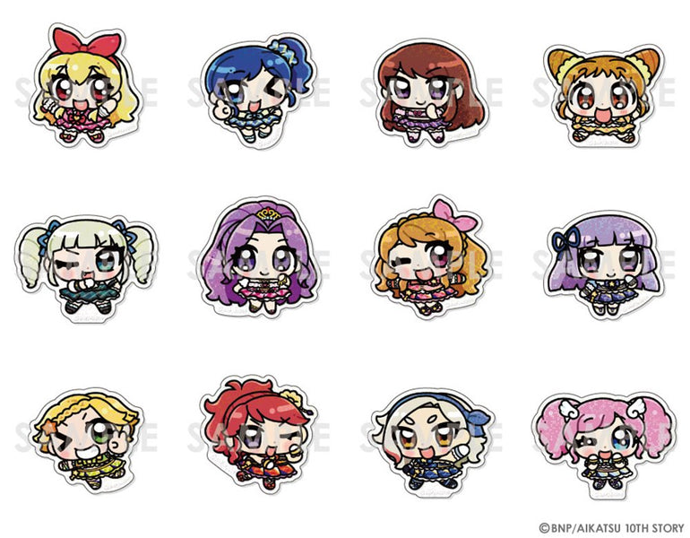 新品】アイカツ！シリーズ トレーディングきらきらクリアステッカー