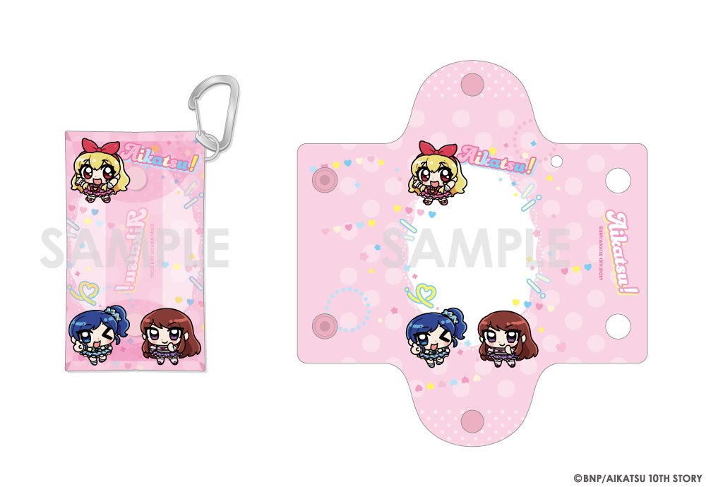 [New] Aikatsu! Series Clear Pouch Illustrated by Anya A / Sol International Release Date: around 2025/04