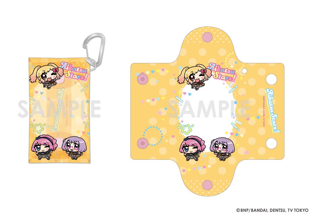 [New] Aikatsu! Series Clear Pouch Illustrated by Anya C / Sol International Release Date: around 2025/04