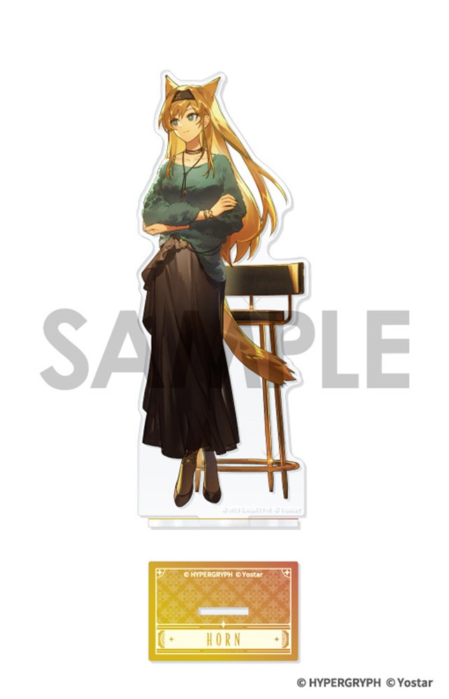 [New] 明日方舟 亚克力立牌 霍尔恩 / Sol International 发售日:2026年04月前后