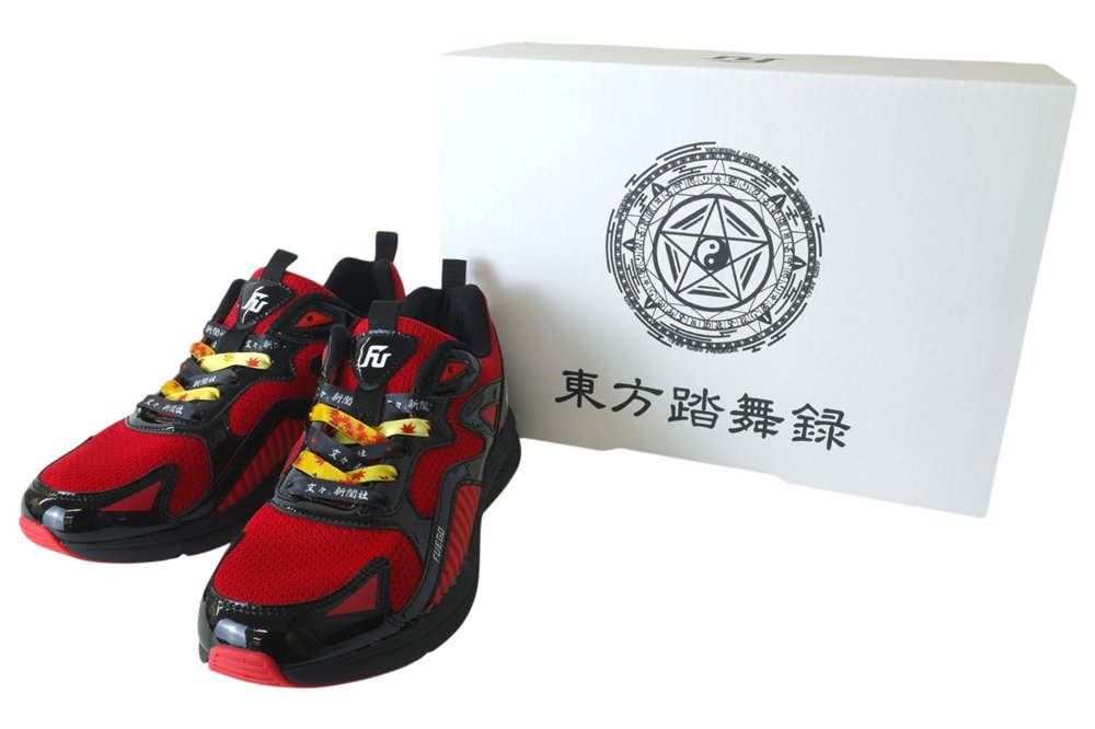 新品】東方projectキャラモデルスニーカーライト【射命丸文】26.0cm