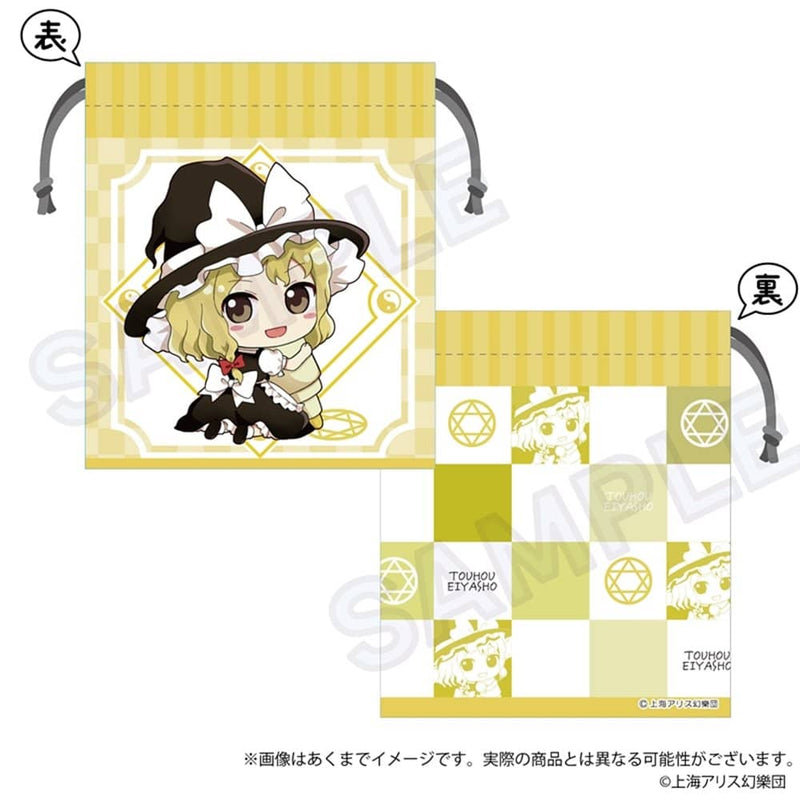 【新品】東方Project 東方永夜抄 ～ Imperishable Night.　ミニ巾着 おえかきっちょver. 霧雨 魔理沙 / Y Line 発売日:2024年05月頃