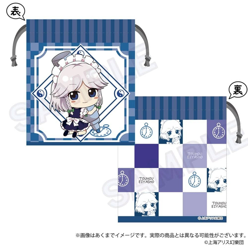 【新品】東方Project 東方永夜抄 ～ Imperishable Night.　ミニ巾着 おえかきっちょver. 十六夜 咲夜 / Y Line 発売日:2024年05月頃
