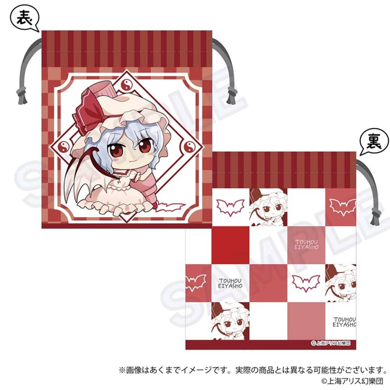 【新品】東方Project 東方永夜抄 ～ Imperishable Night.　ミニ巾着 おえかきっちょver. レミリア・スカーレット / Y Line 発売日:2024年05月頃