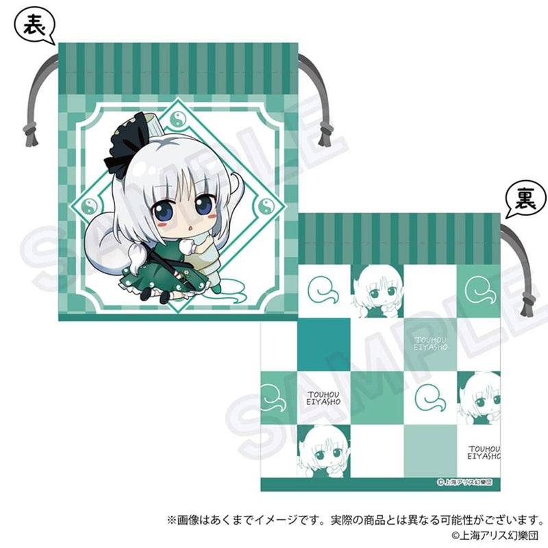 【新品】東方Project 東方永夜抄 ～ Imperishable Night.　ミニ巾着 おえかきっちょver. 魂魄 妖夢 / Y Line 発売日:2024年05月頃