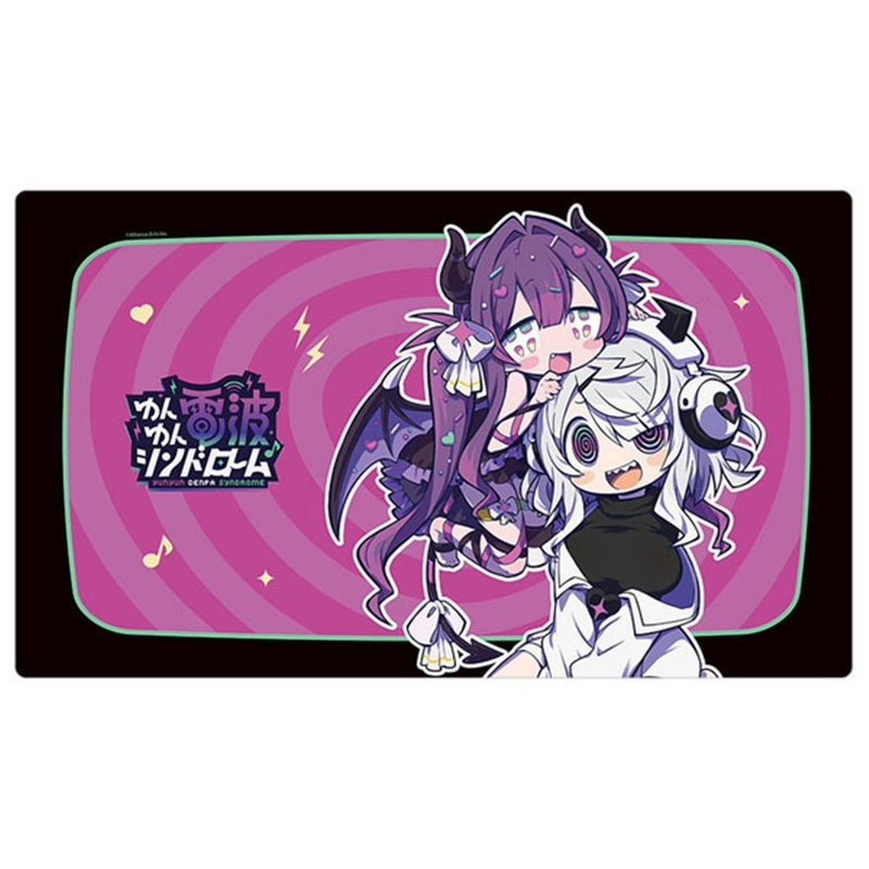 【新品】ゆんゆん電波シンドローム 描き下ろしラバーマット Qちゃん&ゆんゆん / カーテン魂 発売日:2026年09月頃