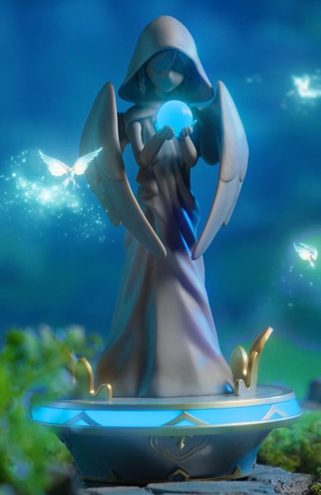 新品】原神 七天神像フィギュアライト（モンド） / ニアメディア 発売