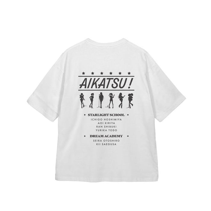 【新品】アイカツ! 10th STORY -未来へのSTARWAY- 描き下ろし カジュアルロックVer. BIGシルエットTシャツ ユニセックス Sサイズ / アルマビアンカ 発売日:2025年03月頃