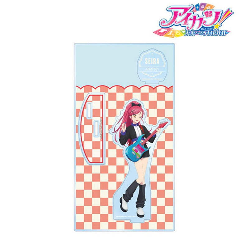New] Aikatsu! 10th STORY -STARWAY to the Future- Painted by Seira Otoshiro Casual Rock Ver. BIG acrylic stand with parts / Almabianca Release date: around 2025/03