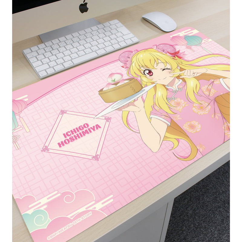 [New Product] Aikatsu! 10th STORY ~STARWAY to the Future~ Newly Illustrated Ichigo Hoshimiya China Dress ver. Multi Desk Mat / Alma Bianca Release Date: Around March 2025