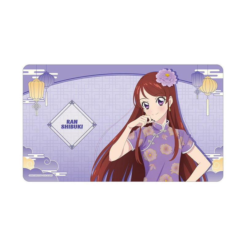 【新品】アイカツ！ 10th STORY ～未来へのSTARWAY～ 描き下ろし 紫吹 蘭 チャイナドレスver. 多功能桌墊 / アルマビアンカ 發售日:2025年03月左右