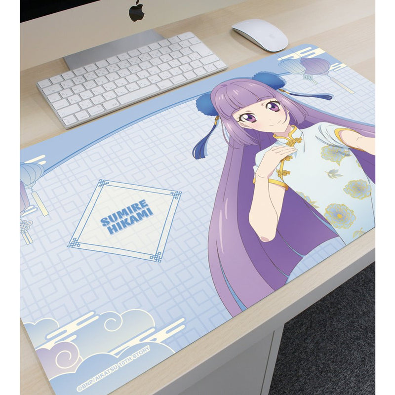 【New Product】Aikatsu! 10th STORY ~STARWAY to the Future~ Newly Illustrated Sumire Hikami China Dress ver. Multi Desk Mat / Alma Bianca Release Date: Around March 2025