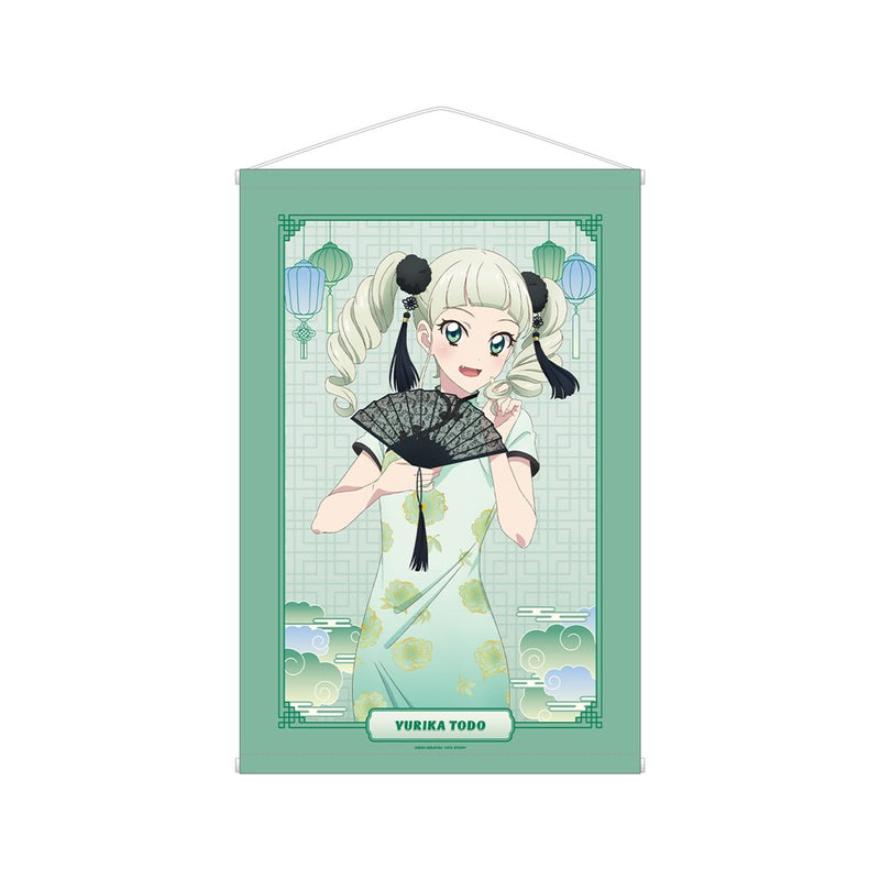 【新品】アイカツ！ 10th STORY ～未来へのSTARWAY～ 原創插畫 藤堂ユリカ 中國風連衣裙ver. B2掛毯 / アルマビアンカ 發售日期:2025年03月左右