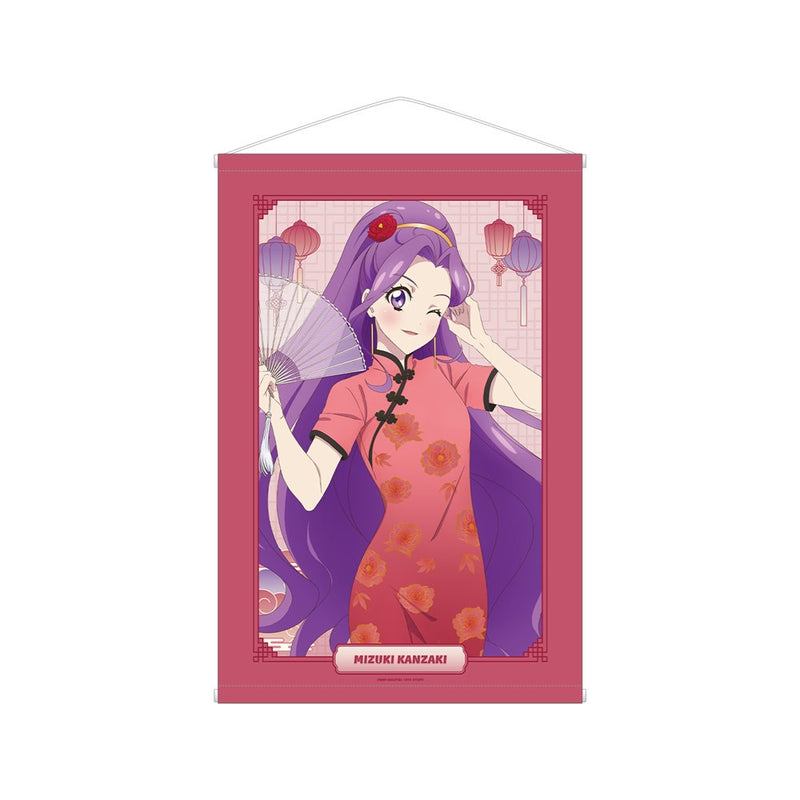 【新品】アイカツ！ 10th STORY ～未来へのSTARWAY～ 原創插畫 神崎美月 中國風連衣裙ver. B2掛毯 / アルマビアンカ 發售日期:2025年03月左右