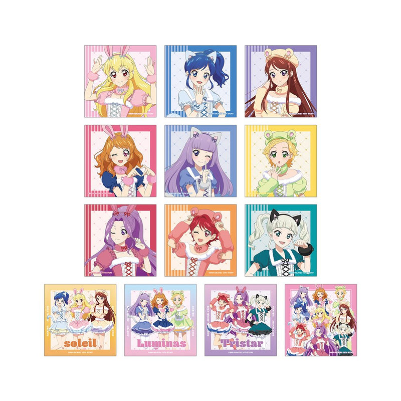 【新品】アイカツ！ 10th STORY ～未来へのSTARWAY～ 描き下ろし アニマルコーデver. トレーディング正方形ブロマイド 1BOX / アルマビアンカ 発売日:2025年03月頃