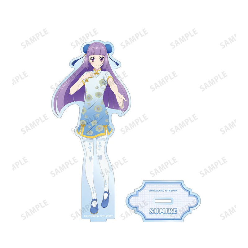 【新品】アイカツ！ 10th STORY ～未来へのSTARWAY～ 繪製 冰上スミレ 中國風連衣裙ver. 大型壓克力立牌 / アルマビアンカ 發售日:2025年03月左右