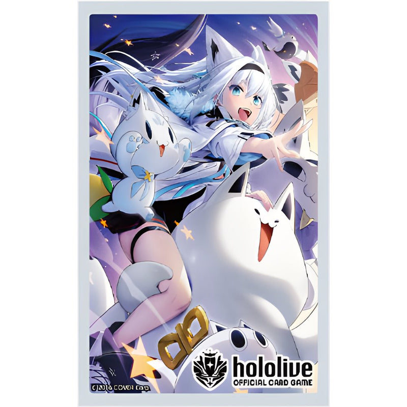 【新品】hololive OFFICIAL CARD GAME オフィシャルホロカスリーブ Vol.4 白上フブキ / カバー 発売日:2025年02月頃