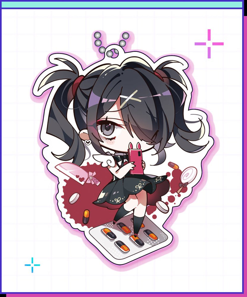 【新品】NEEDY GIRL OVERDOSE SDこもわた先生あめちゃんアクキー / WHY SO SERIOUS? 発売日:2025年06月頃