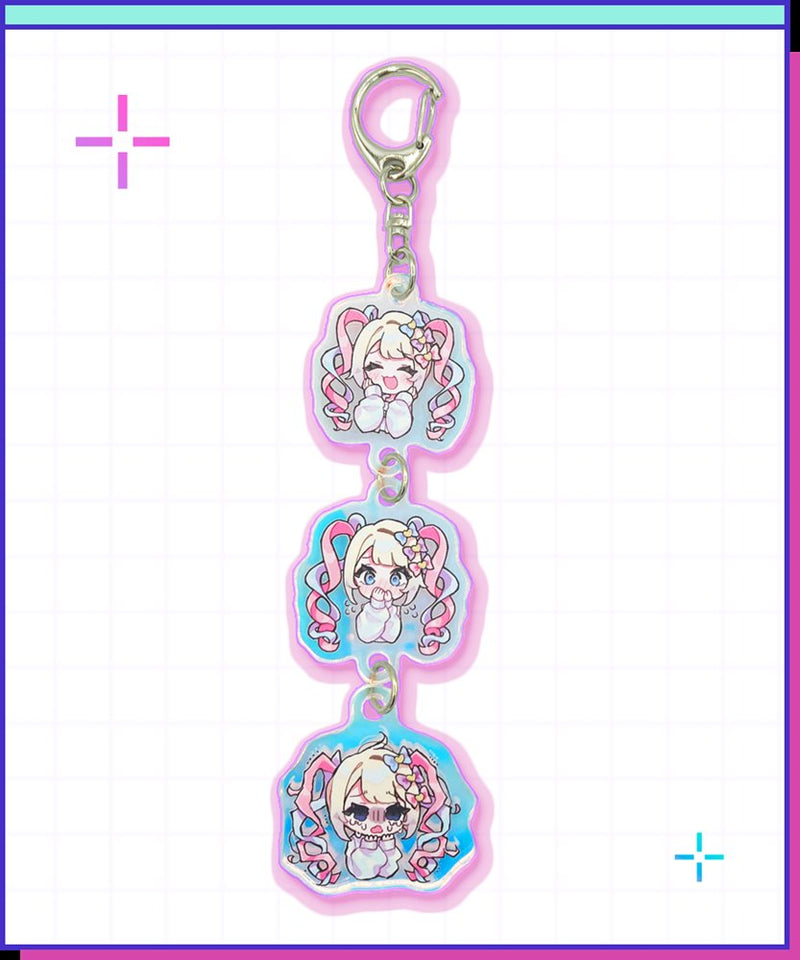 【新品】NEEDY GIRL OVERDOSE 萌ナオミ先生超てんちゃん連結アクキー / WHY SO SERIOUS? 発売日:2025年06月頃