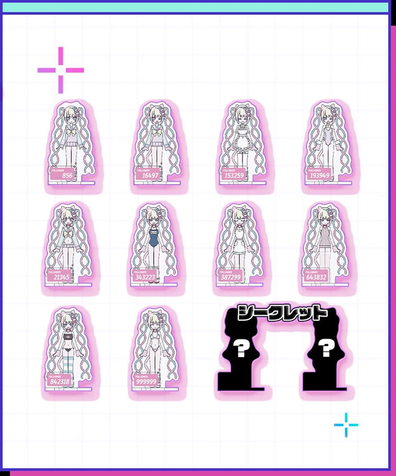 【新品】NEEDY GIRL OVERDOSE インターネットエンジェルブラインドアクスタ(名刺大) / WHY SO SERIOUS? 発売日:2025年06月頃