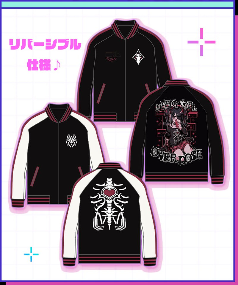 【新品】NEEDY GIRL OVERDOSE あめちゃん的夾克 L尺寸 / WHY SO SERIOUS? 發售日:2025年06月左右