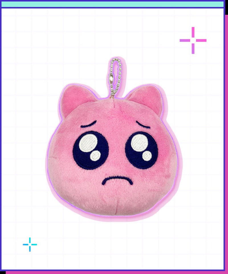 [New Product] NEEDY GIRL OVERDOSE Pien Cat Face Keychain / WHY SO SERIOUS? Release Date: Around August 2025