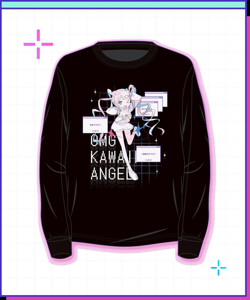 [New Product] NEEDY GIRL OVERDOSE Electronic Angel Transformation Long Sleeve T-Shirt Size L / WHY SO SERIOUS? Release Date: Around August 2025