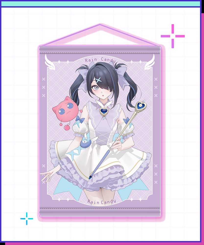 【新品・希少品】 なぃとめあ 2024誕生日記念 グッズ タペストリー 新品】NEEDY GIRL OVERDOSE あめちゃん生誕祭2025記念タペストリー