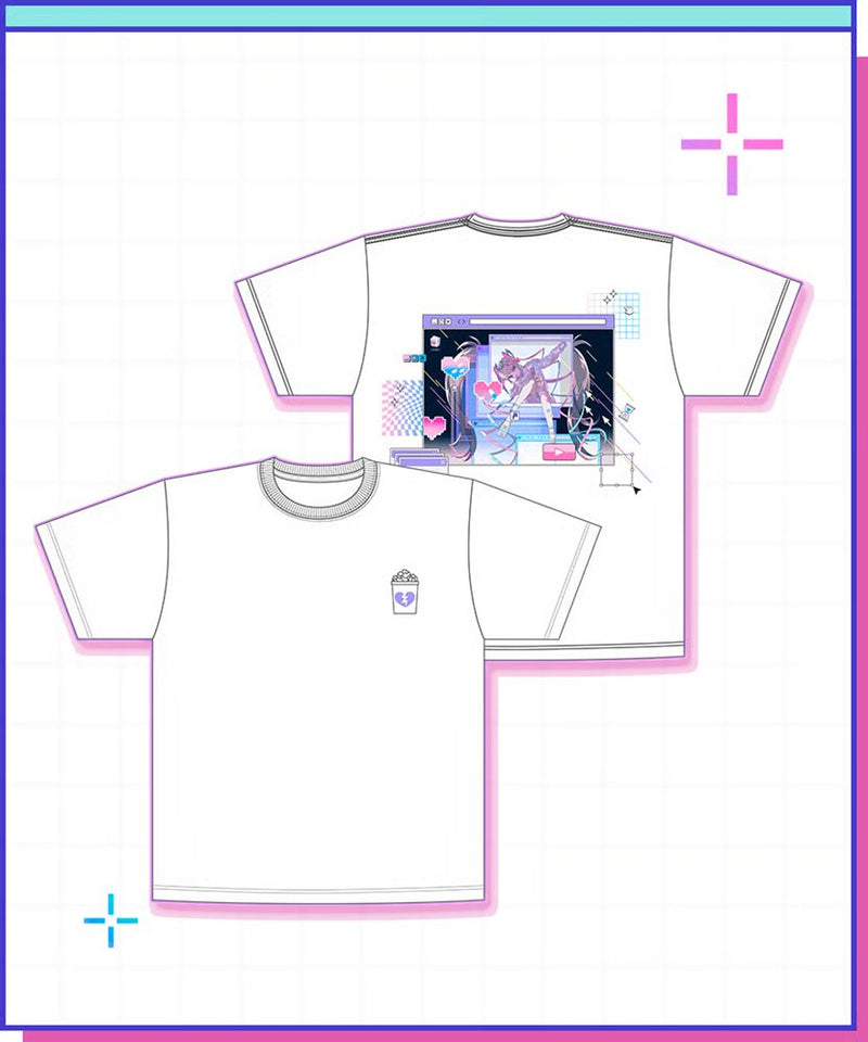 【新品】NEEDY GIRL OVERDOSE インターネットウェーブT Lサイズ / WHY SO SERIOUS? 発売日:2025年12月頃