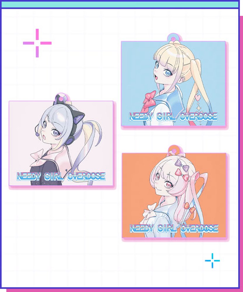 新品】NEEDY GIRL OVERDOSE 超てんちゃん三面相アクキーver.1 / WHY SO