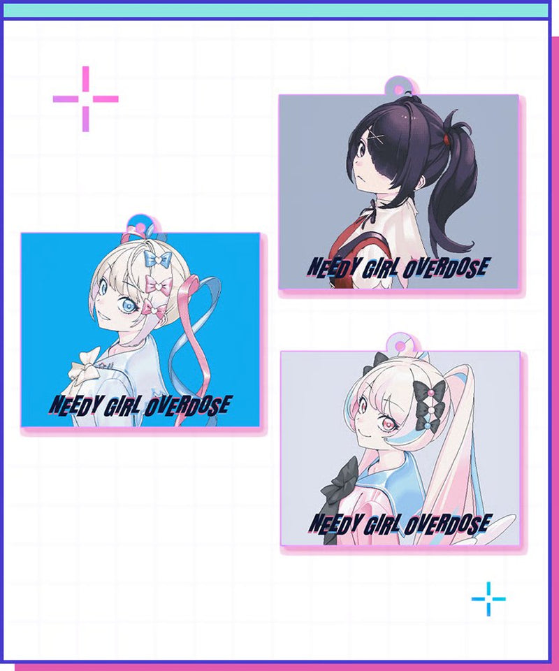 [New] NEEDY STREAMER OVERLOAD KAngel(OMGkawaiiAngel-chan) Three-Faced Acrylic Keychain ver.2 / WHY SO SERIOUS? Release Date: Around December 2025