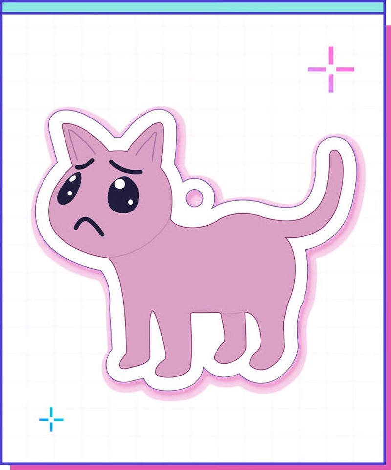 【新品】NEEDY GIRL OVERDOSE ぴえん猫が立体でラバーなキーホルダーな件 / WHY SO SERIOUS? 発売日:2025年12月頃